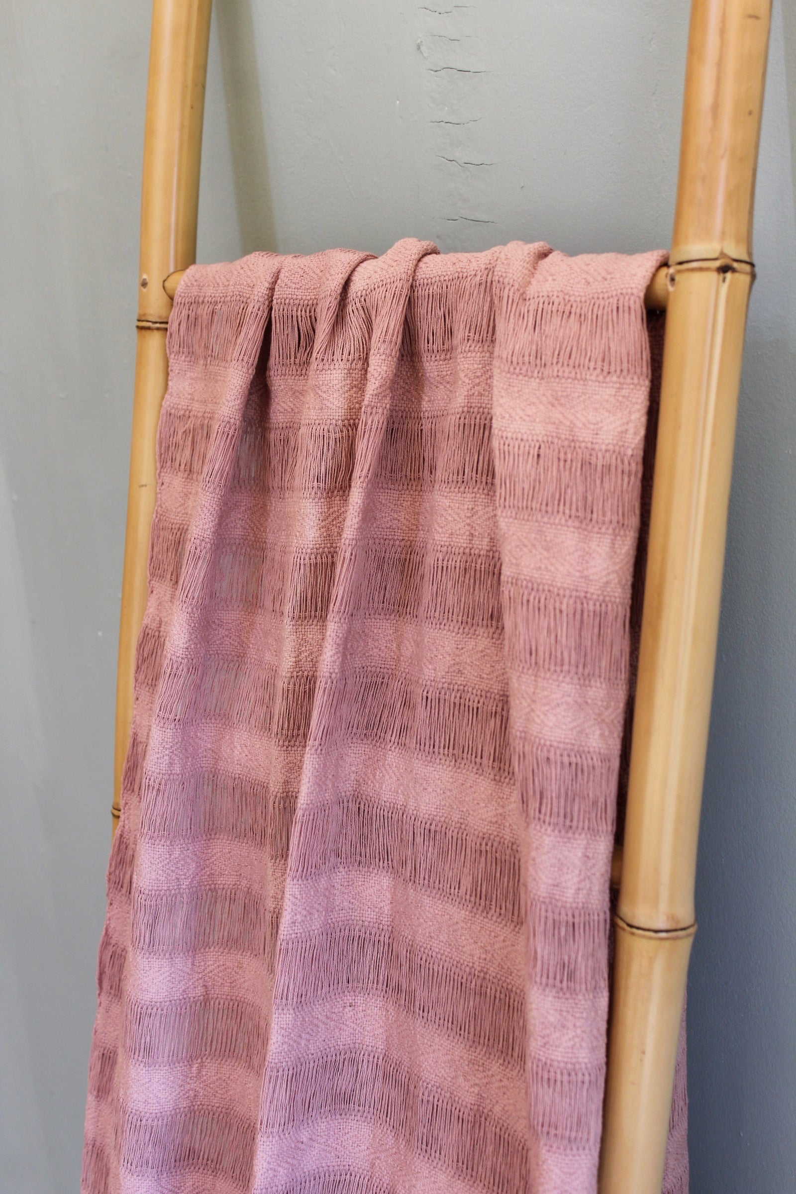 Frayed Rebozo Rosé