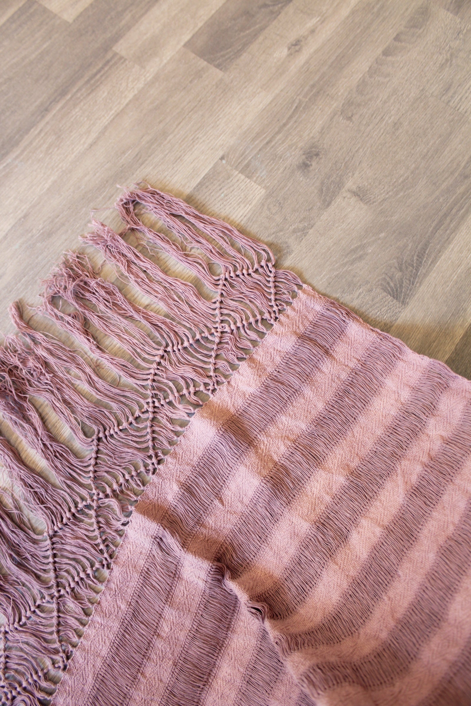 Frayed Rebozo Rosé
