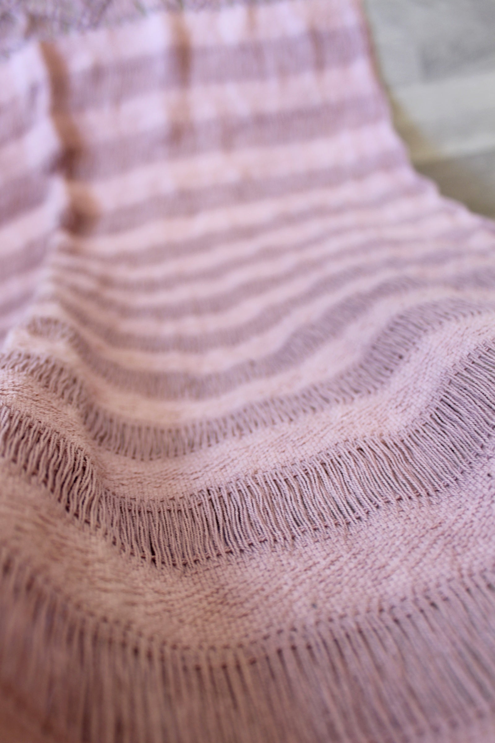 Frayed Rebozo Rosé