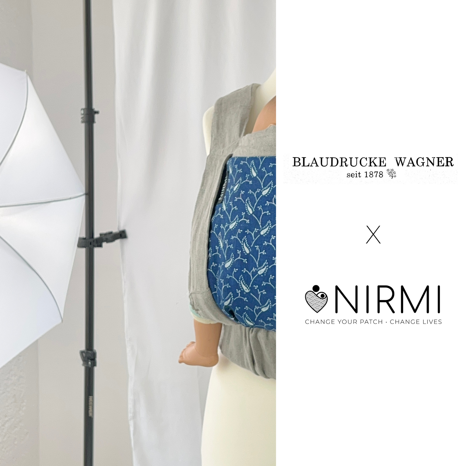 NIRMI x Blaudruck Wagner